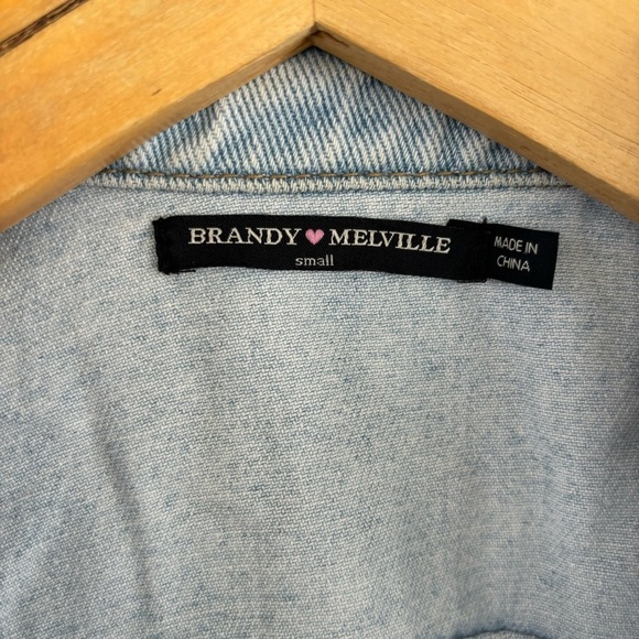 Brandy Melville Jean Jacket Size Small - Picture 5 of 5